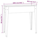 jardiniere pied rectangulaire acier galvanise 2 pcs 8 | jardinna