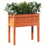 jardiniere pied rectangulaire bois massif 70 cm 4 | jardinna