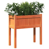 jardiniere pied rectangulaire bois massif 70 cm 4 | jardinna