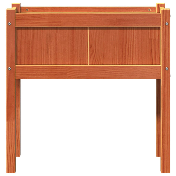 jardiniere pied rectangulaire bois massif 70 cm 5 | jardinna