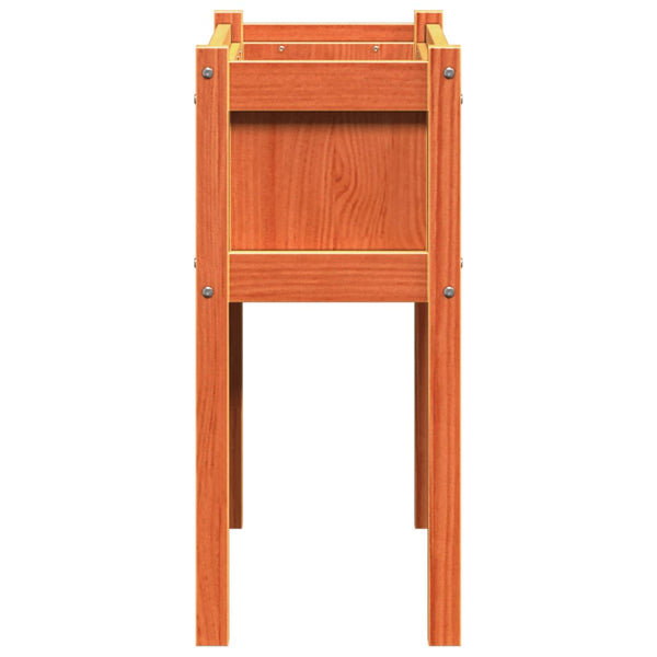 jardiniere pied rectangulaire bois massif 70 cm 6 | jardinna