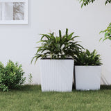 jardiniere polypropylene aspect rotin decor exterieur blanc 65 | jardinna