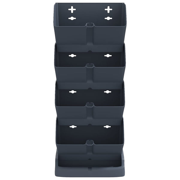 jardiniere polypropylene design vertical zigzag set 4 pcs 3 | jardinna