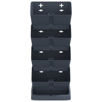 jardiniere polypropylene design vertical zigzag set 4 pcs 3 | jardinna