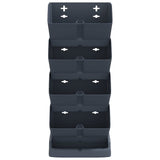 jardiniere polypropylene design vertical zigzag set 4 pcs 3 | jardinna