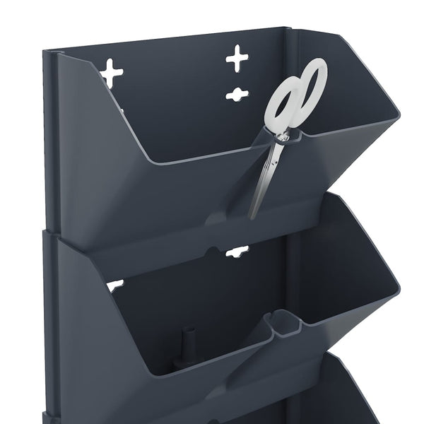 jardiniere polypropylene design vertical zigzag set 4 pcs 7 | jardinna