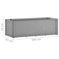 jardiniere polypropylene systeme darrosage automatique 7 | jardinna