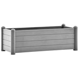 jardiniere rectangulaire 100cm plastique resistant uv anthracite 2 | jardinna