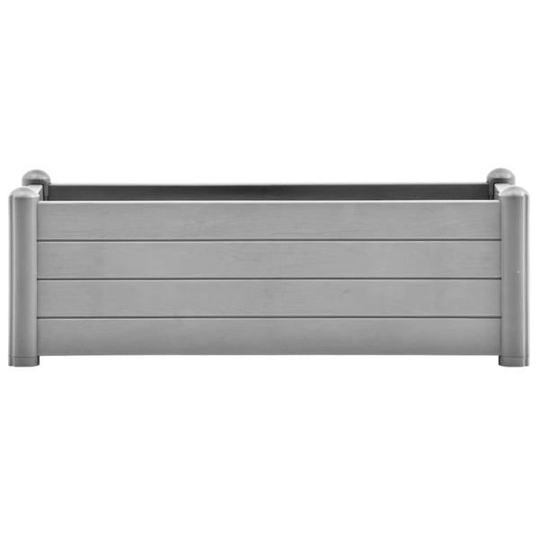 jardiniere rectangulaire 100cm plastique resistant uv anthracite 3 | jardinna