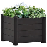 jardiniere rectangulaire 100cm plastique resistant uv anthracite anthracite 43 x 43 x 35 cm 1 | jardinna