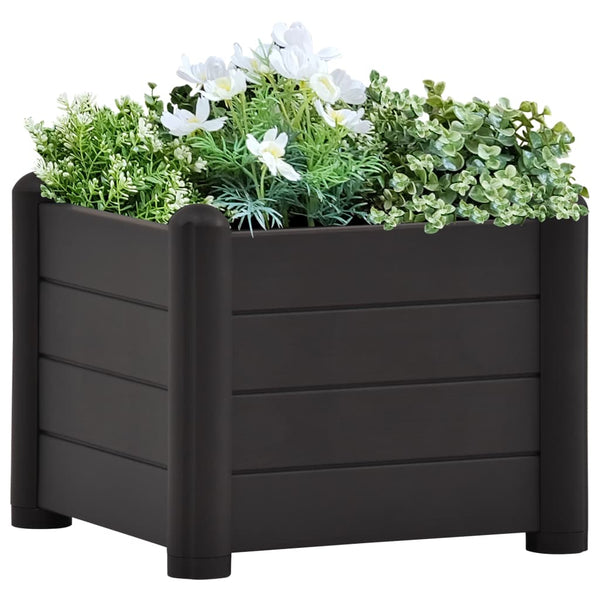 jardiniere rectangulaire 100cm plastique resistant uv anthracite anthracite 43 x 43 x 35 cm 1 | jardinna