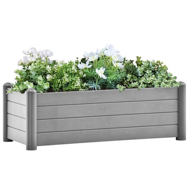 jardiniere rectangulaire 100cm plastique resistant uv anthracite gris 100 x 43 x 35 cm 1 | jardinna