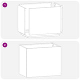 jardiniere rectangulaire 50cm acier lamine noir 8 | jardinna
