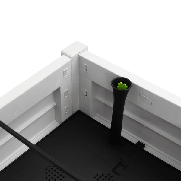 jardiniere rectangulaire arrosage auto drainage pp 110 cm coloris 5 | jardinna