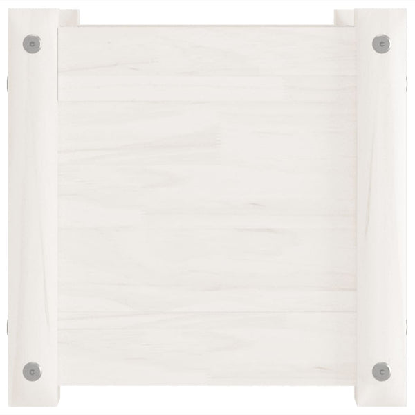 jardiniere rectangulaire pin 31x31x31 cm cube 5 | jardinna