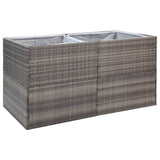 jardiniere rectangulaire resine tressee format xxl 2 | jardinna