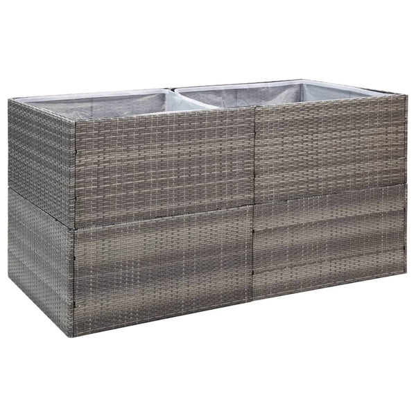 jardiniere rectangulaire resine tressee format xxl 2 | jardinna