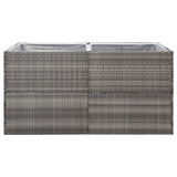 jardiniere rectangulaire resine tressee format xxl 4 | jardinna