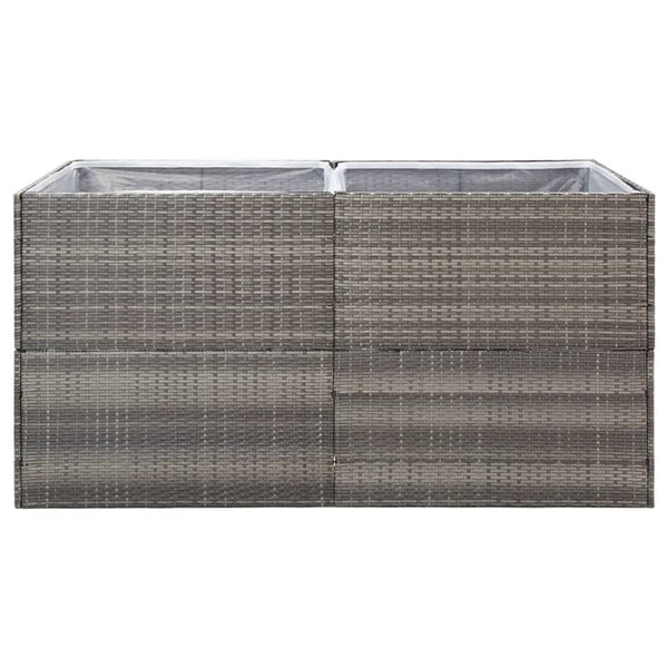 jardiniere rectangulaire resine tressee format xxl 4 | jardinna