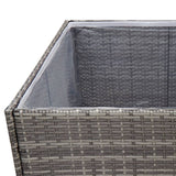 jardiniere rectangulaire resine tressee format xxl 6 | jardinna