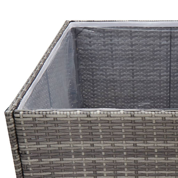 jardiniere rectangulaire resine tressee format xxl 6 | jardinna