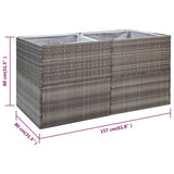 jardiniere rectangulaire resine tressee format xxl 7 | jardinna