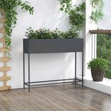 jardiniere rectangulaire surelevee acier design durable 4 | jardinna