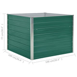 jardiniere rectangulaire xxl acier galvanise design moderne 6 | jardinna
