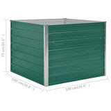 jardiniere rectangulaire xxl acier galvanise design moderne 6 | jardinna