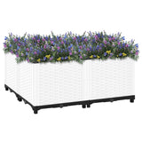 jardiniere resine tressee modulable plusieurs dimensions coloris 3 | jardinna