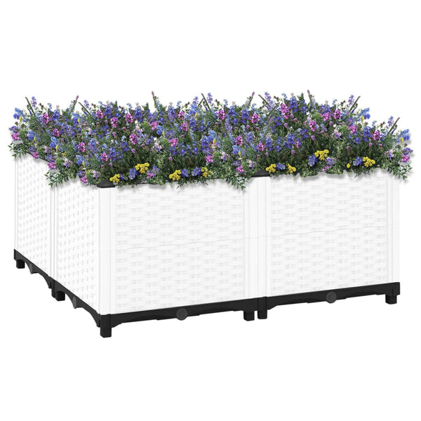 jardiniere resine tressee modulable plusieurs dimensions coloris 3 | jardinna