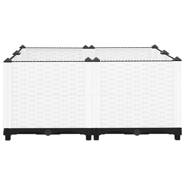 jardiniere resine tressee modulable plusieurs dimensions coloris 4 | jardinna