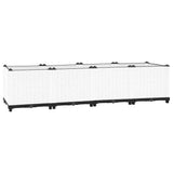 jardiniere resine tressee modulable plusieurs dimensions coloris blanc 160 x 40 x 38 cm 1 | jardinna