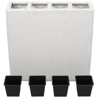jardiniere resine tressee rectangulaire exterieur durable 2 | jardinna