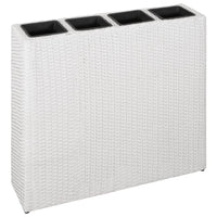 jardiniere resine tressee rectangulaire exterieur durable blanc 5 | jardinna