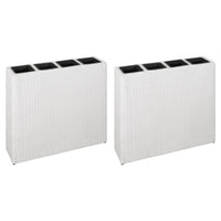 jardiniere resine tressee rectangulaire exterieur durable blanc 9 | jardinna