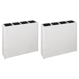 jardiniere resine tressee rectangulaire exterieur durable blanc 9 | jardinna