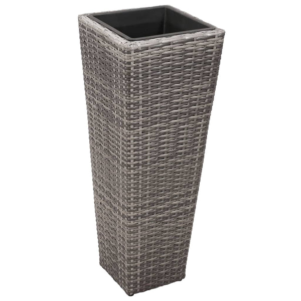 jardiniere resine tressee set 3 pcs 3 | jardinna