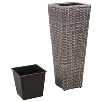 jardiniere resine tressee set 3 pcs 4 | jardinna