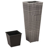 jardiniere resine tressee set 3 pcs 4 | jardinna