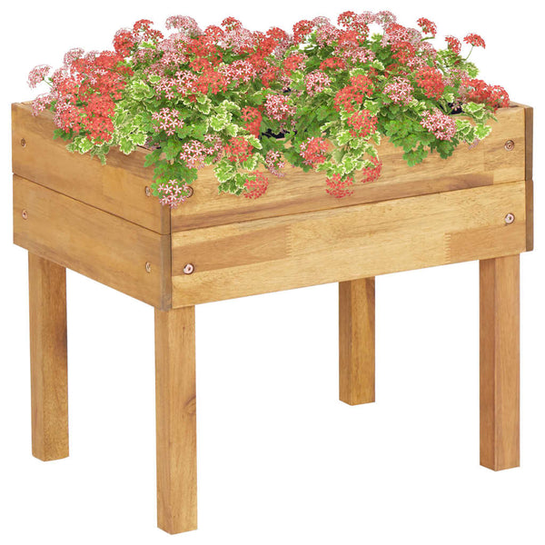 jardiniere surelevee bois acacia jardin charmant 50 x 40 x 45 cm 1 | jardinna