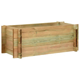 jardiniere surelevee bois pin impregne usage exterieur 80 cm 1 | jardinna