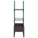 jardiniere treillis a tuteurs modulaires aspect rotin 3 11xq | jardinna