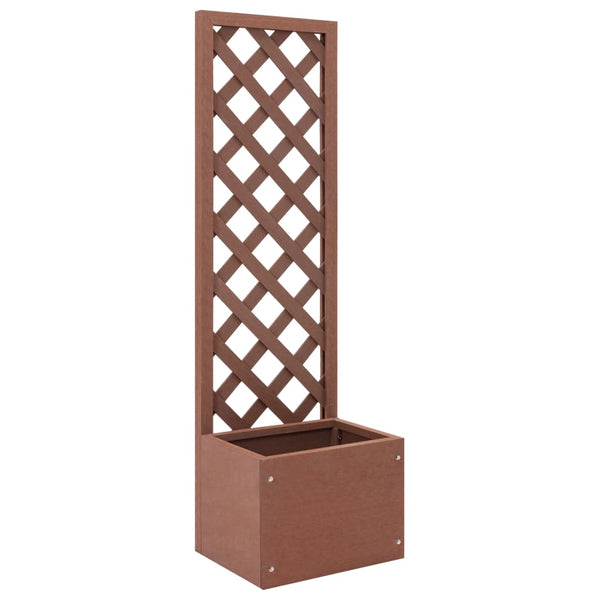 jardiniere treillis bois composite 1 2 pcs marron 1 40 x 30 x 135 cm 1 | jardinna