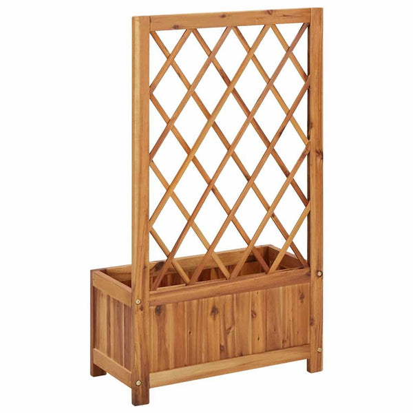 jardiniere treillis bois dacacia 55 x 28 x 100 cm 6 | jardinna