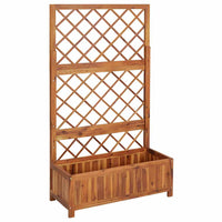 jardiniere treillis bois dacacia 85x38x150 cm 2 | jardinna