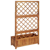 jardiniere treillis bois dacacia 85x38x150 cm 6 | jardinna