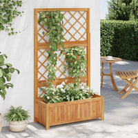 jardiniere treillis bois dacacia 85x38x150 cm default title 1 | jardinna