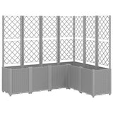 jardiniere treillis modulaire aspect rotin drainage facile 2 | jardinna