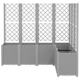 jardiniere treillis modulaire aspect rotin drainage facile 3 | jardinna